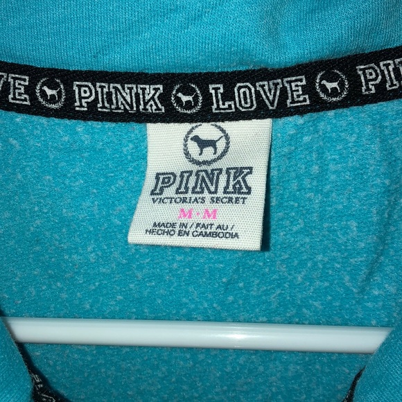 ⭐️3 For $15⭐️ Vintage Y2K VS PINK Quarter ZIP Pullover - Picture 4 of 6